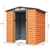 OutSunny Garden Storage Shed 845-171 Brown 2010 x 1970 x 1600 mm