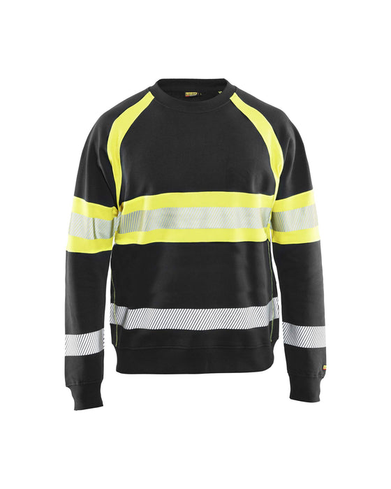 BLÅKLÄDER Sweater 33591158 Cotton Black, Yellow Size XXXL