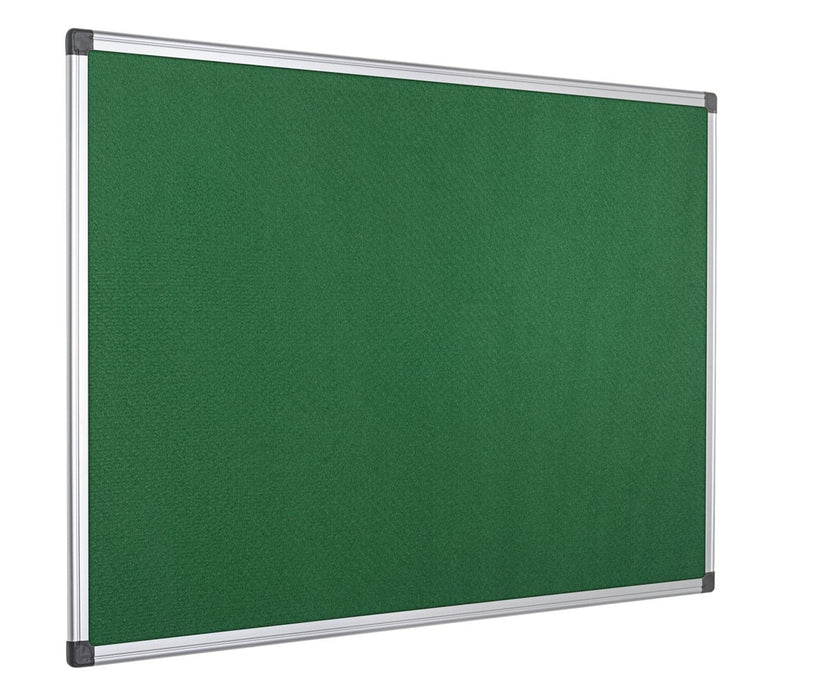 Bi-Office Notice Board Non Magnetic 90 (W) x 60 (H) cm Green