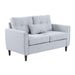 HOMCOM Loveseat Grey 780 x 830 mm