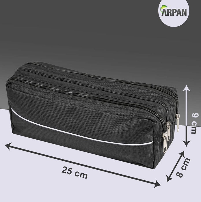 ARPAN Pencil Case CL-TZBK-LB 80 x 250 x 90 mm Black