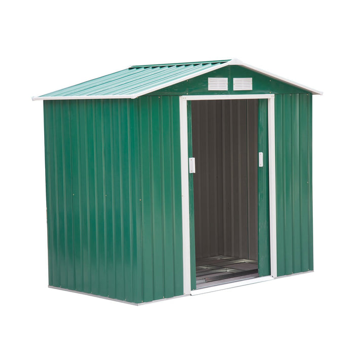 OutSunny Garden Shed Storage Outdoors Water proof Green 1270 mm x 2130 mm x 1850 mm