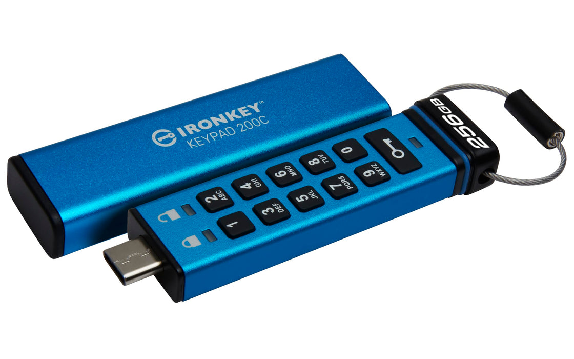 Kingston IronKey Keypad 200C - USB flash drive - encrypted - 512 GB - USB 3.2 Gen 1