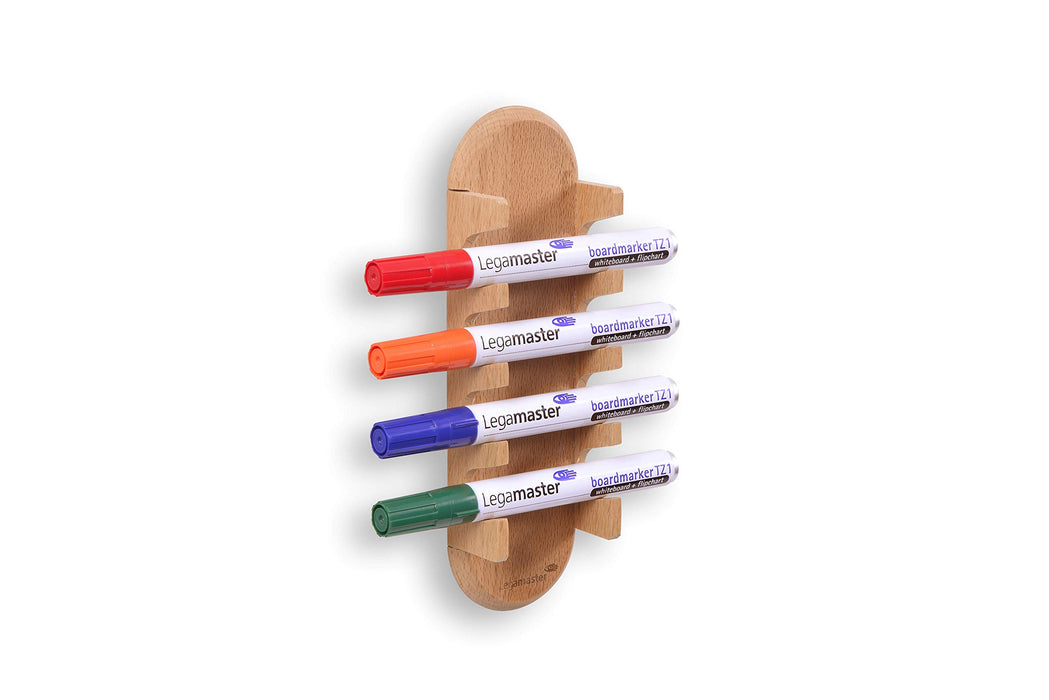 Legamaster 7-122025 Wooden magnetic whiteboard marker holder Beech