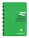 Europa Notebook 5810Z A5 Ruled Spiral Bound Side Bound Cardboard Hardback Green Perforated 180 Pages