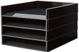 Leitz Letter Tray 53610095 Black Pack of 4