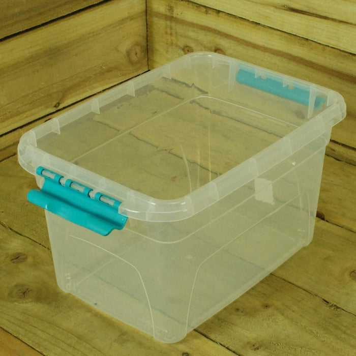 Whitefurze Carry Storage Box 13 L Transparent 38 x 26 x 21 cm