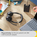 Jabra Evolve2 55 MS Stereo - Headset - on-ear - Bluetooth - wireless - active noise cancelling - USB-C - black - with charging stand - Optimised for Microsoft Teams