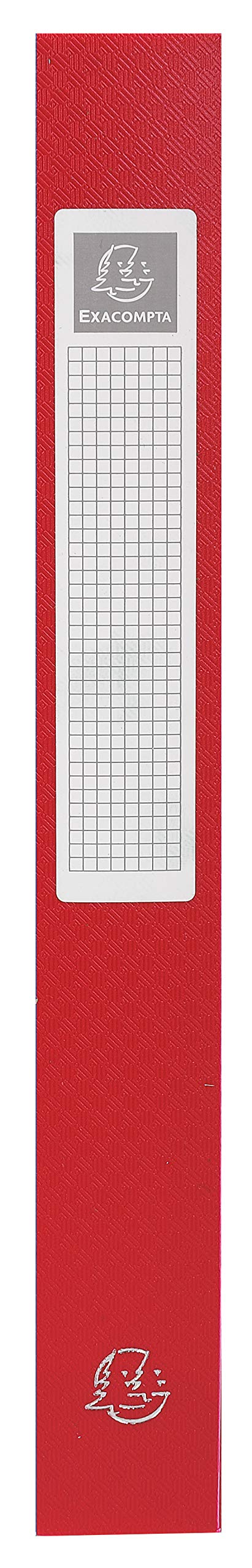 Exacompta Filing Box 59785E A4 Red Polypropylene 25 x 33 cm Pack of 8