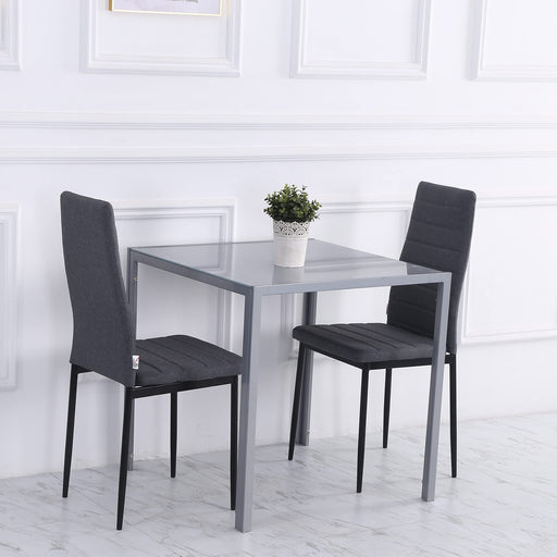 HOMCOM Dining Table 835-480 Grey