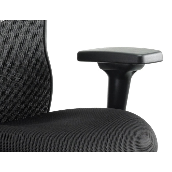 Dynamic Synchro Tilt Posture Chair Multi-Arms Stealth Shadow II Without Headrest High Back