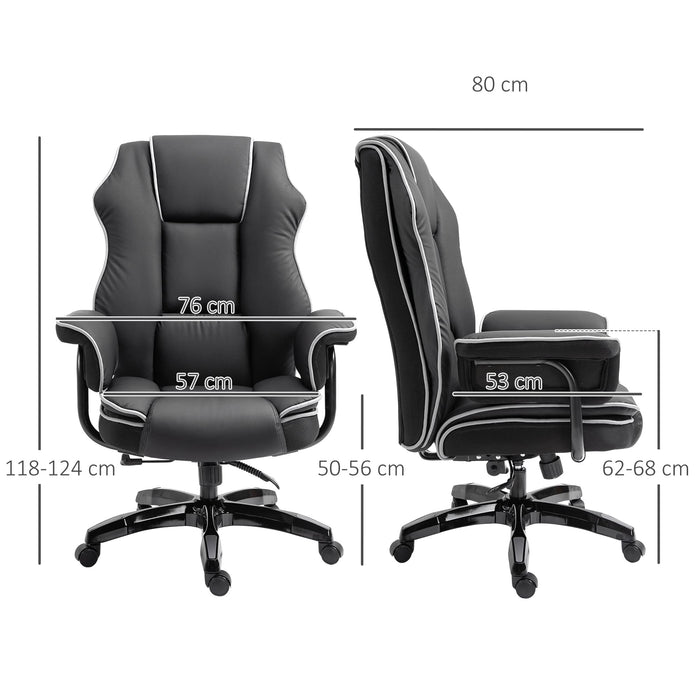 Vinsetto Office Chair 921-349V70 Black 55 (W) x 66.5 (D) x 129 (H) mm