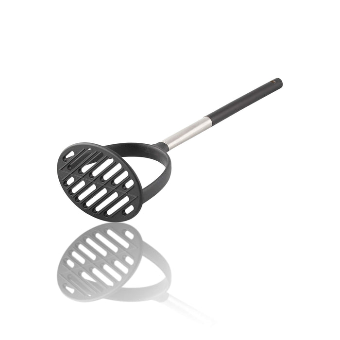 MasterChef Utensil Set incl. Slotted Turner, Ladle, Spoon, Skimmer, Potato Masher & Whisk Black