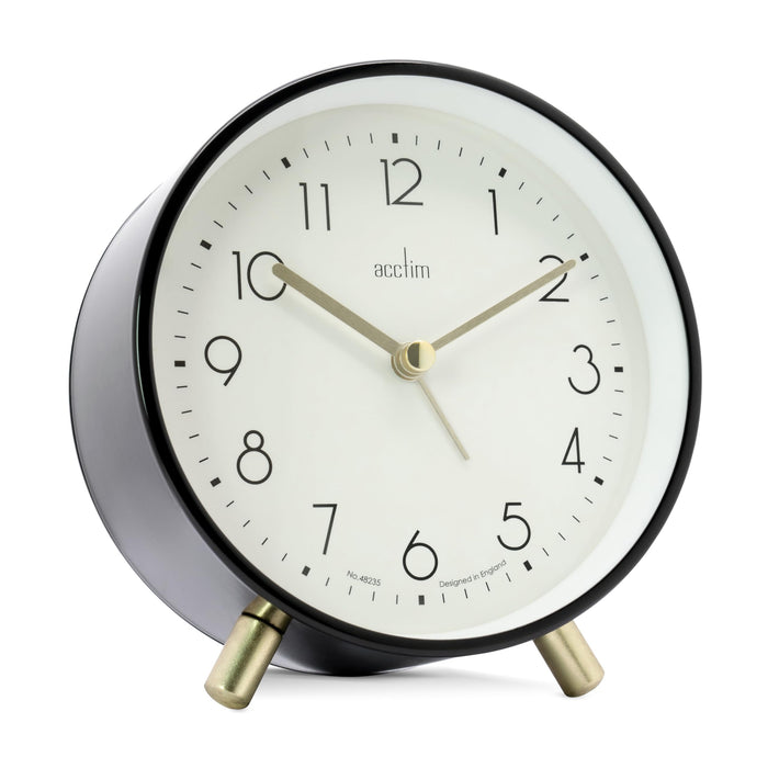 Acctim Clock 16263 11.2 cm x 5 cm x 12.6 cm Black