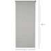 Roller Blind HOMCOM 830-471V03LG Grey