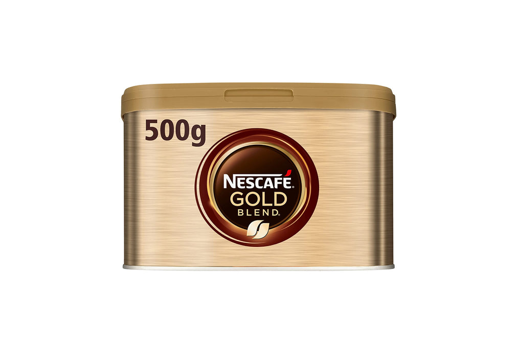 Nescafe Gold Blend Rich & Smooth Caffeinated Instant Coffee Can 500 g