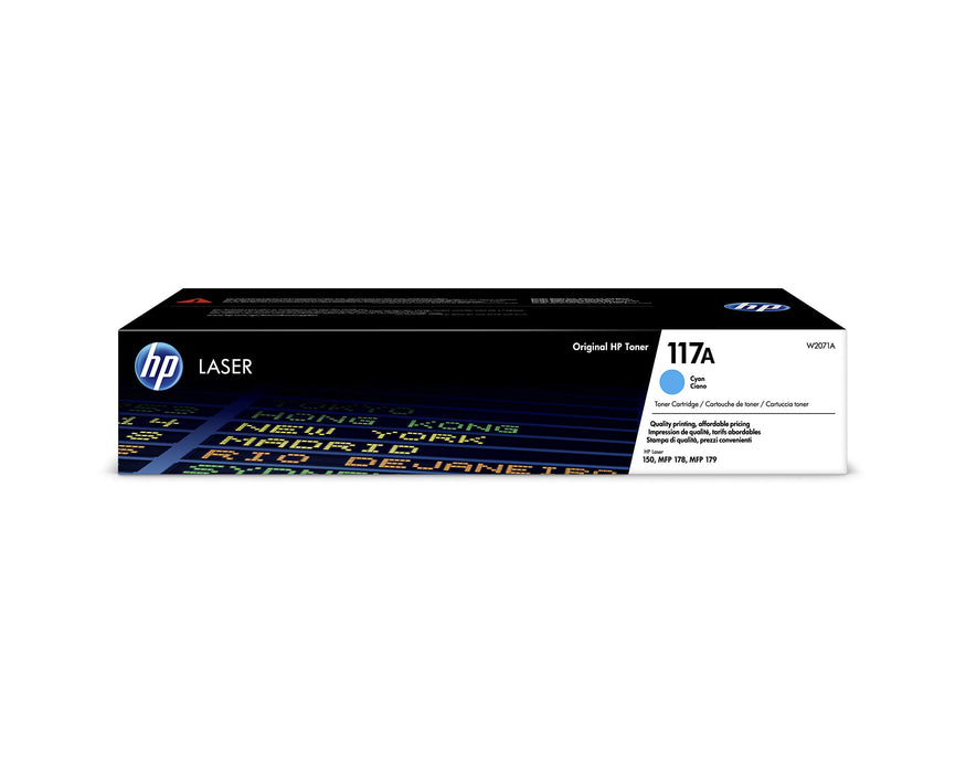 HP 117A Original Toner Cartridge W2071A Cyan