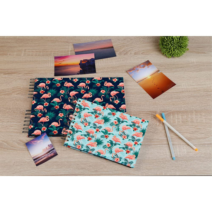 Exacompta Flamingo Photo Album Spiral Hardback Paper 22 x 32 x 3 cm Night Blue