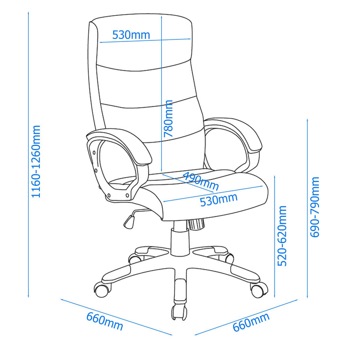 Alphason Home Office Chairs AOC62371BLK Black