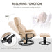 HOMCOM Massage Chair 700-140CW Beige