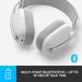 Logitech Zone Vibe 100 - Headset - full size - Bluetooth - wireless - off-white