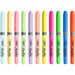 BIC Grip Highlighter Assorted Bright & Pastel Medium Chisel Pack of 12