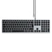 Satechi Keyboard ST-UCSW3M-UK Wired Grey Alphanumeric