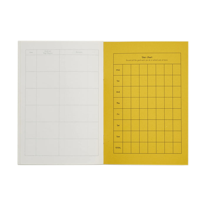 Rhino A5 Reading Record Book 40 Page Yellow (Pack 25) - SDRR5-6