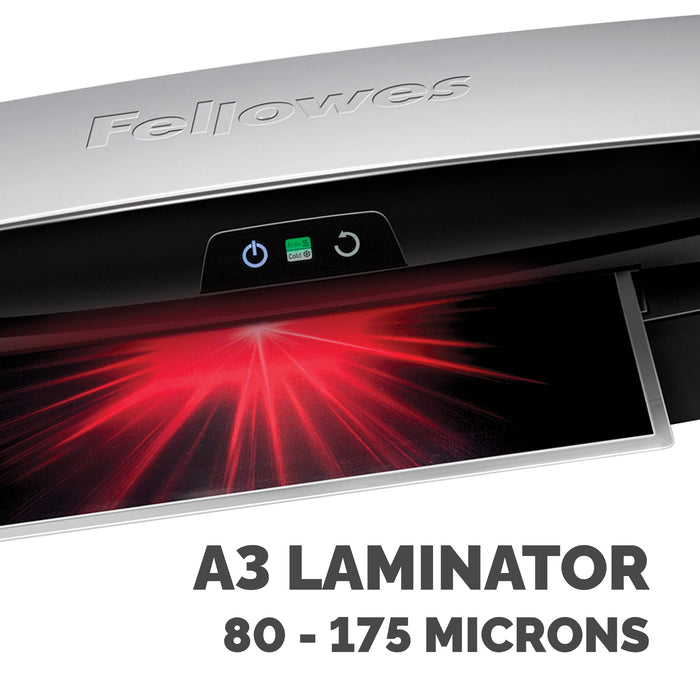 Fellowes Neptune 3 51 x 16.9 x 11.2 cm A3 Laminator 800 mm/min. 175 Microns 1 min warm-up period