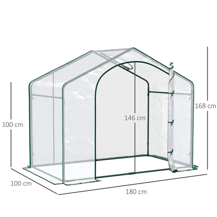 OutSunny Greenhouse Outdoors Waterproof Transparent 1050 mm x 1800 mm x 1650 mm