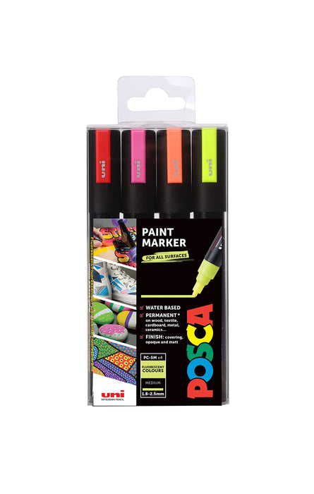 POSCA Paint Marker 153544858 Assorted Pack of 4