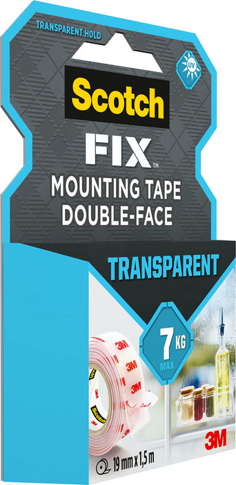 Scotch-Fix Mounting Tape Special Tapes Transparent 19 mm x 1.5 m