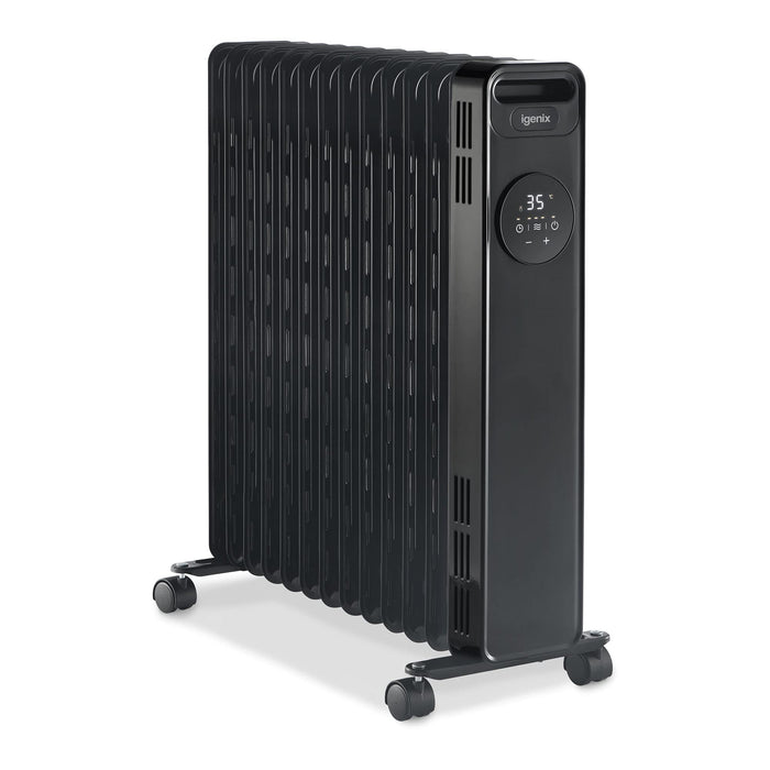 igenix Oil Filled Radiator IG2626BL 28 x 54.9 x 64 cm Black