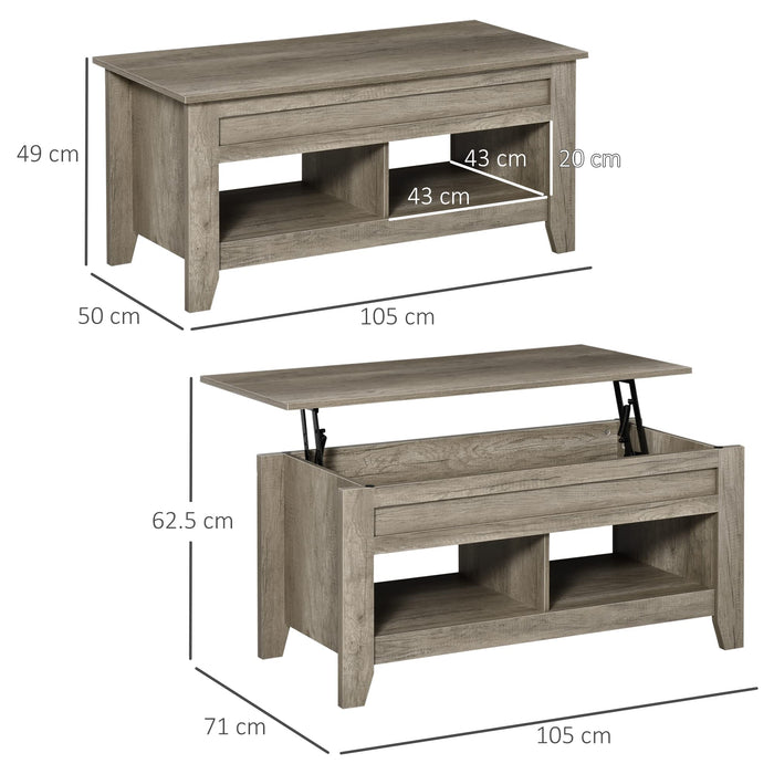 HOMCOM Coffee Table 839-135AK 1,050 x 740 x 615 mm