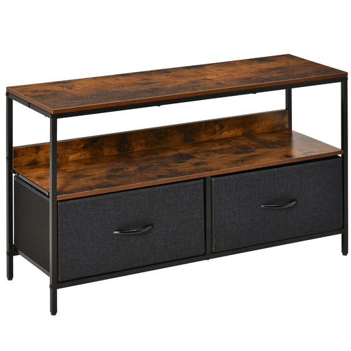 Homcom TV Stand Rustic Brown 290 x 560 mm