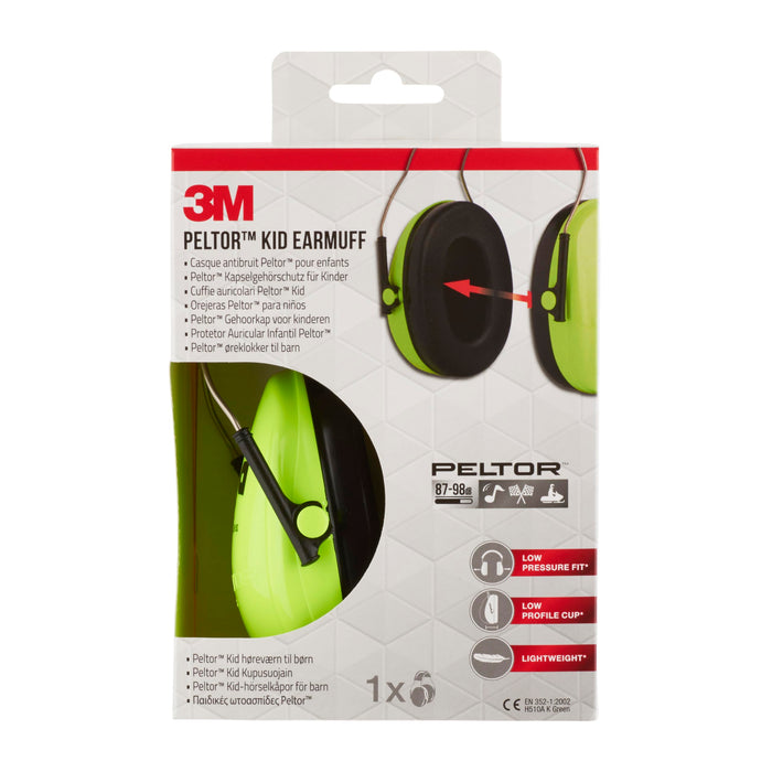 3M Kids Earmuff Green