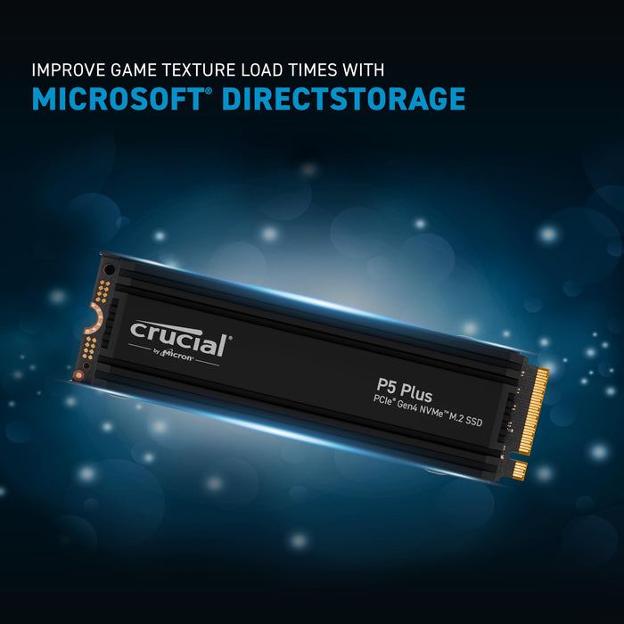 Crucial P5 Plus 1TB NVMe SSD w/heatsink