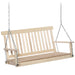 OutSunny 2 Seater Swing Bench Natural