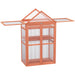 OutSunny Greenhouse Orange 80 x 47 x 138 cm