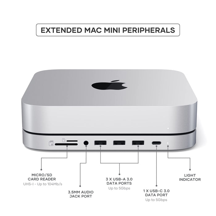 Satechi Charging Stand Mac Mini ST-MMSHS White