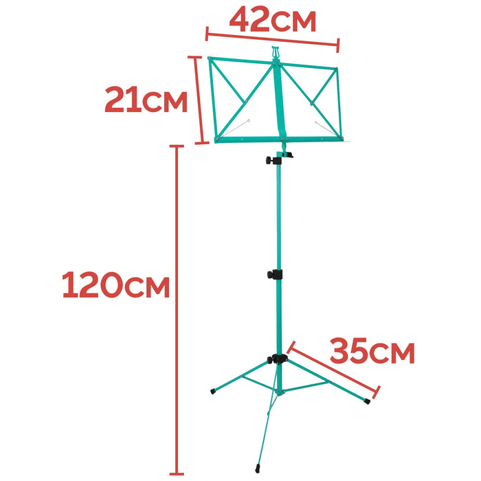 A-Star Music Stand Rocket Turquoise