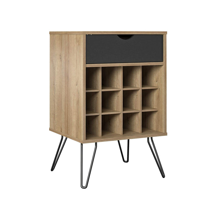 Novogratz Bar Cabinet 8374348COMNUK Natural 515 (W) x 457 (D) x 809 (H) mm