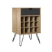 Novogratz Bar Cabinet 8374348COMNUK Natural 515 (W) x 457 (D) x 809 (H) mm