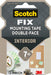 Scotch-Fix Mounting Tape Interior White 19 mm x 1.5 m