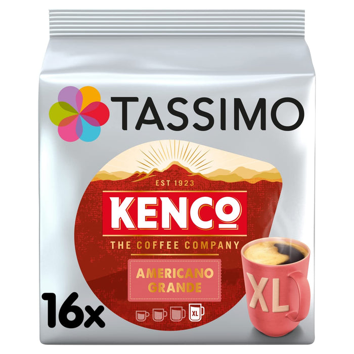 TASSIMO Americano Grande Coffee Pods Pack of 16