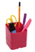 Exacompta Iderama Pen Box Plastic Raspberry 7.4 x 7.4 x 9.3 cm