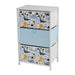 Liberty House Toys Storage Chest 5L-202-DIA Steel and Fabric 2+ 450 (W) x 300 (D) x 730 (H) mm Blue