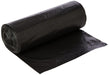 Polylina Tie Top Bin Bags 80 L Carrying Handle Black PE (Polyethylene) 22 Microns Pack of 20