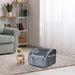 PawHut Pet Carrier Grey 340 mm x 410 mm x 300 mm