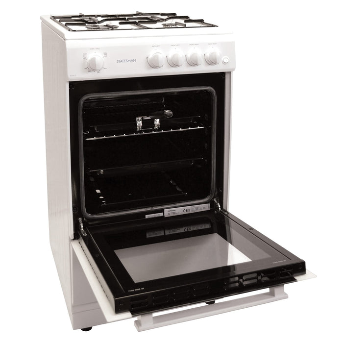 Statesman Gas Cooker STUDIO2 1 W 51 L Single Cavity 900 x 500 x 600 mm White